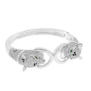2 Panther Stainless Steel Bracelet